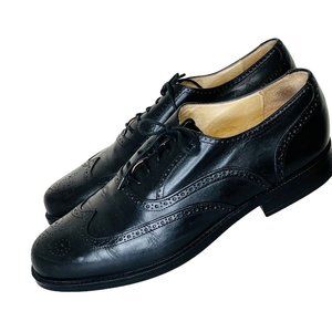 Nordstrom Mens Casual Dress Wingtip Oxfords Shoes Soft Black 11 D